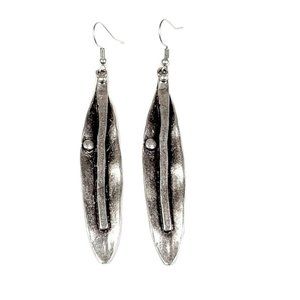 Boho Vintage Handmade Women's 925 Silver Plated Dangle Earrings 0444044